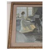 Albert Herter Just A Song at Twilight Print (1908) Smithsonian Collection