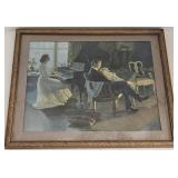 Albert Herter Just A Song at Twilight Print (1908) Smithsonian Collection