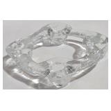 Pukeberg Ice Glass Candelabra by Staffan Gellerstedt - Scandinavian Modern Candle Holder