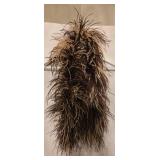 Vintage Chestnut Brown Ostrich Feather Boa