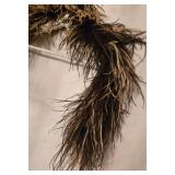 Vintage Chestnut Brown Ostrich Feather Boa