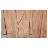 Vintage Christian Dior Wool 2 Piece Suit (Blazer & Skirt), Size 14