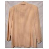 Vintage Christian Dior Wool 2 Piece Suit (Blazer & Skirt), Size 14