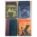 4 Harry Potter First Editions - Years 3, 5, 6, 7