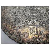 Punched Silver 6" Dolly Charger - Dutch Design