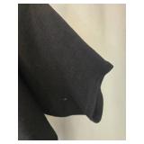 Daymor Couture Vintage 1980s Dress - Leather Collar & Batwing Sleeves, Size 12