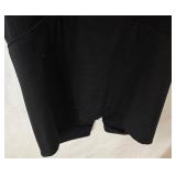 Daymor Couture Vintage 1980s Dress - Leather Collar & Batwing Sleeves, Size 12