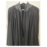 Daymor Couture Vintage 1980s Dress - Leather Collar & Batwing Sleeves, Size 12