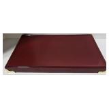 Vintage Japanese Lacquer Serving Tray with Gold Accents