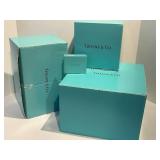 TIFFANY & CO. Tiffany Classic Boxes - 4 Pieces - 12 x 12 x 9 Inches (Largest)