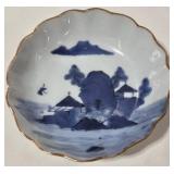 Arita Ko-Imari Namasu Bowl - Antique Japanese Scalloped Rim