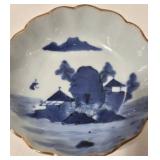 Arita Ko-Imari Namasu Bowl - Antique Japanese Scalloped Rim