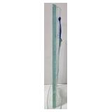Mid Century Hand Crafted Glass Sculpture Vase