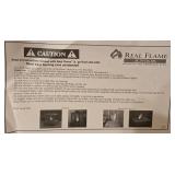 Real Flame Personal Fireplace & 23 Gel Fuel Cans