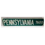 3 Metal Signs - Route US 66 Shield, Pennsylvania 7600 Street & Chevy Country
