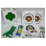 Girl Scouts Pins & Stickers Decals - Assorted Insignia & Patches