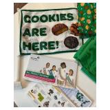 Girl Scouts River Valleys Cookie Promo Gear & Materials - Tablecloth, Flag,  & Brochures Items