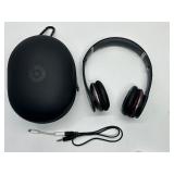 Beats Dr. Dre SOLO Over-Ear Headphones - Black With Case & 3.5mm Cable