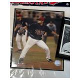Minnesota Twins Memorabilia Lot Including Rod Carew signature Print & 1987 Championship Drive Banner