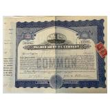 Vintage Stock Certificates Collection – Early 1900s U.S. Corporations (Lot of 9
