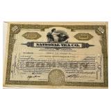 Vintage Stock Certificates Collection – Early 1900s U.S. Corporations (Lot of 9