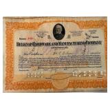 Vintage Stock Certificates Collection – Early 1900s U.S. Corporations (Lot of 9