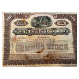 Vintage Stock Certificates Collection – Early 1900s U.S. Corporations (Lot of 9