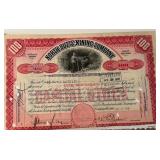 Vintage Stock Certificates Collection – Early 1900s U.S. Corporations (Lot of 9