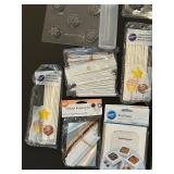 Huge Lot of Candy and Lollipop Making Supplies Mostly Wilton Holiday Themed
