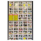 Topps 1979 NFL Team Leaders Cards Uncut in Two Large Pieces