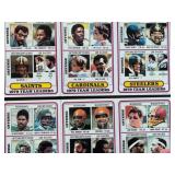 Topps 1979 NFL Team Leaders Cards Uncut in Two Large Pieces