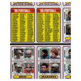 Topps 1979 NFL Team Leaders Cards Uncut in Two Large Pieces