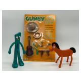 Vintage Gumby Cowboy Adventure Costume Set with Gumby & Pokey Figures - No. 8121