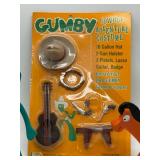 Vintage Gumby Cowboy Adventure Costume Set with Gumby & Pokey Figures - No. 8121