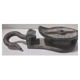 Vintage Snatch Block Pulley - B & LB Co Boston USA