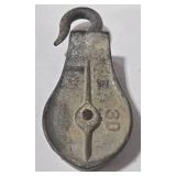 Vintage Snatch Block Pulley - B & LB Co Boston USA