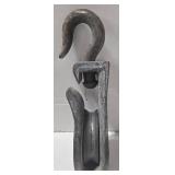 Vintage Snatch Block Pulley - B & LB Co Boston USA