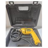 DeWalt DW106 3/8 in Corded Drill 120V AC 0-2500 RPM with Case