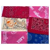 Vintage Bandana Collection - Assorted Color Pattern Bandanas Including Tito