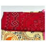 Vintage Bandana Collection - Assorted Color Pattern Bandanas Including Tito