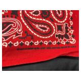 Vintage Bandana Collection - Assorted Color Pattern Bandanas Including Tito