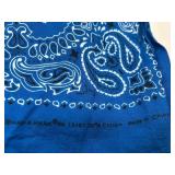 Vintage Bandana Collection - Assorted Color Pattern Bandanas Including Tito