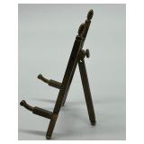 Vintage Brass Easel Set & Ornate Frames (Lot of 3)