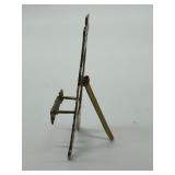 Vintage Brass Easel Set & Ornate Frames (Lot of 3)