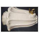 Vintage 1970 Holland Mold Ceramic Faux Fountain Wall Hanging