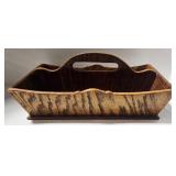 Vintage Munising Rooster Wooden Bowl & Butlers