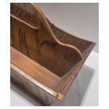 Vintage Munising Rooster Wooden Bowl & Butlers