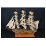 HMS Bounty Model Ship - Handcrafted Wooden Display Model