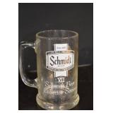 Schmidt Beer Collector Series Glass Mugs - Set of 9
