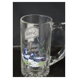 Schmidt Beer Collector Series II Glass Mugs - Lot of 4